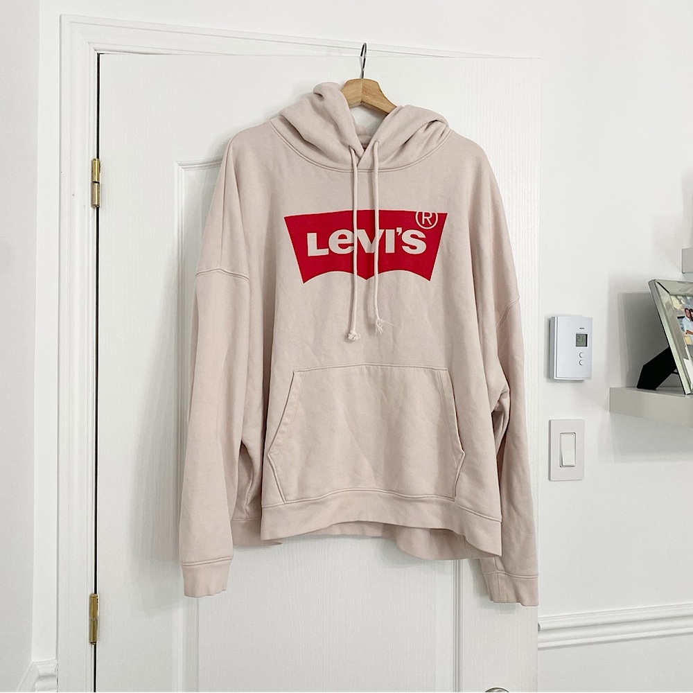 LEVIS | Signature pale pink hoodie